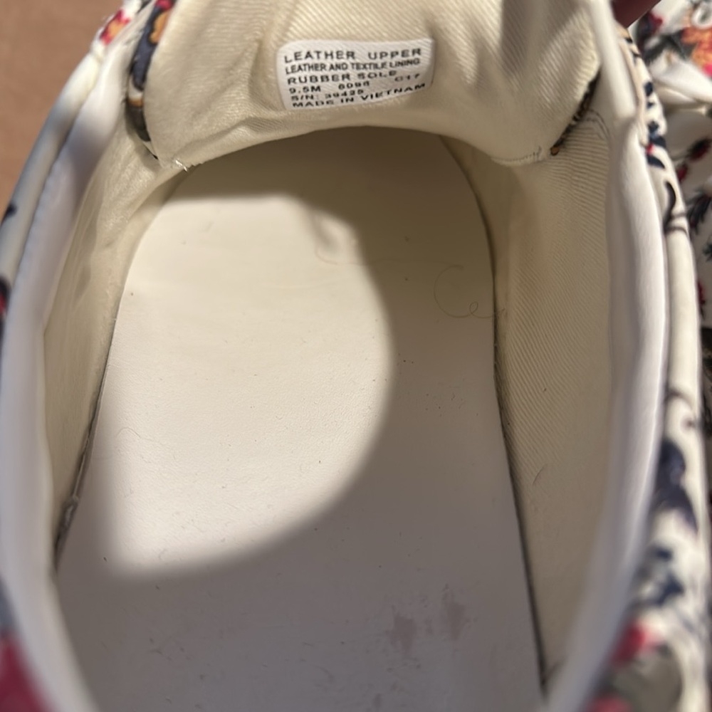 Tory Burch Amalia Spring Floral Sneakers 9.5 - Picture 7 of 13